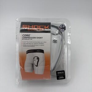 Shock Doctor Core Compression Short W Bioflex Cup New Size Med Cup Size Large